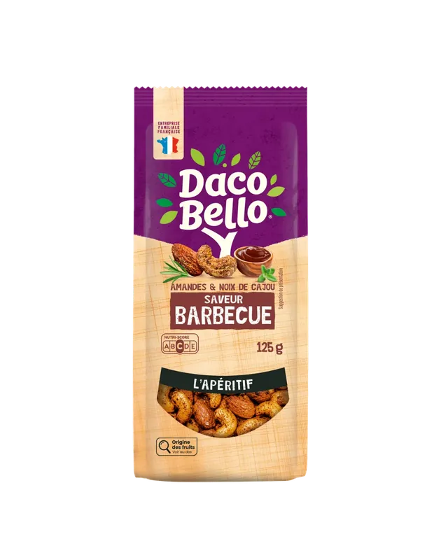 daco-bello-mix-amandes-cajou-saveur-bbq-125g image 1