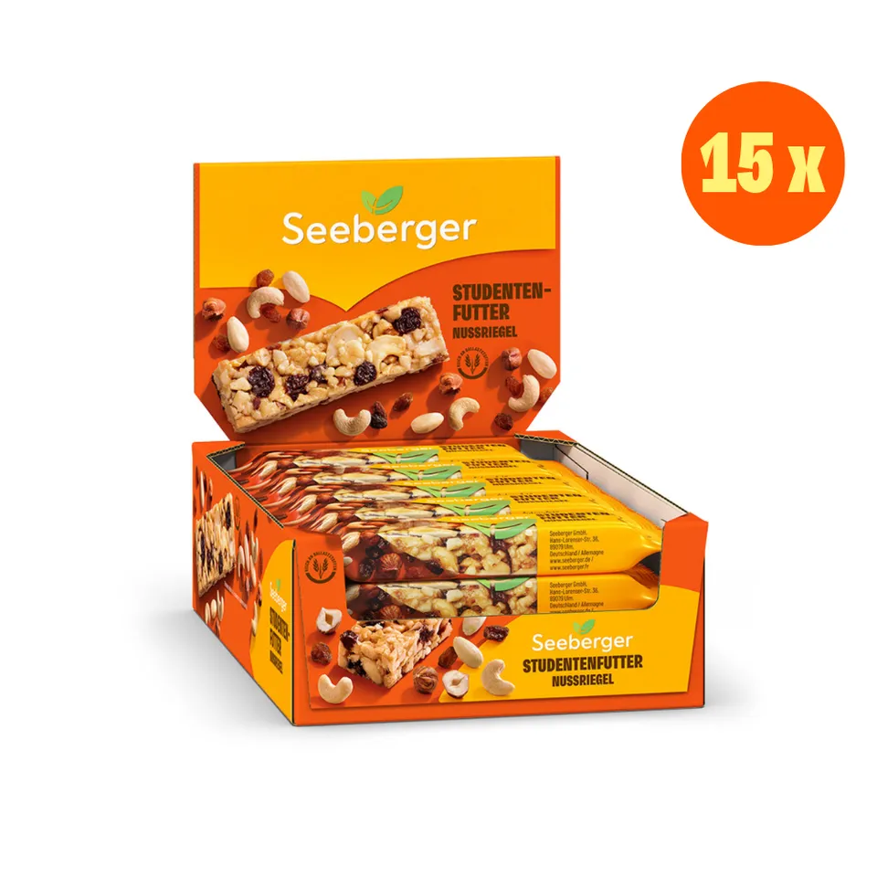 seeberger-nussriegel-studentenfutter-multipack-15-x-35-g-barres-nergie image 1