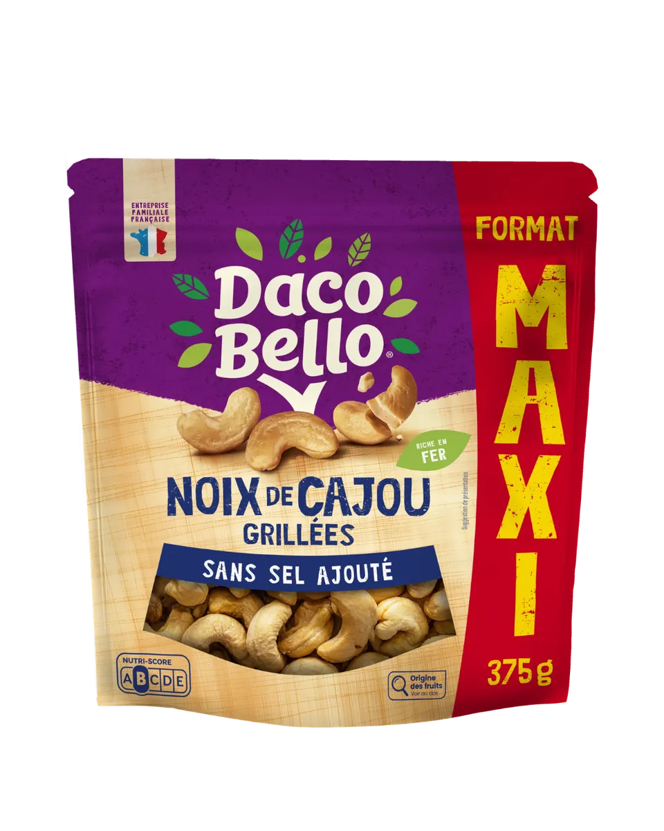 daco-bello-noix-de-cajou-grill-es-nature-375-g-maxi-zip image 1