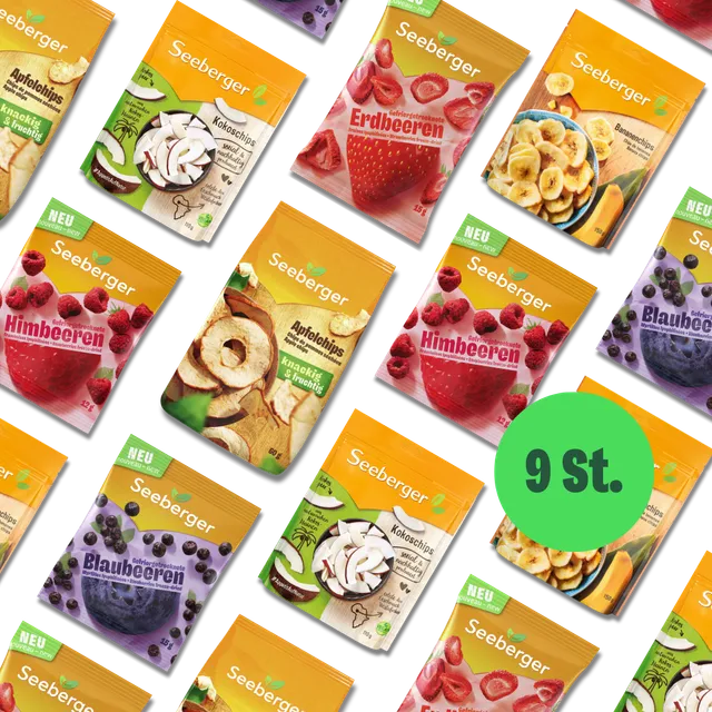 seeberger-fruchtliebe-bundle-trockenfr-chte-8-sachets-chips-et-baies-lyophilis-e image 1