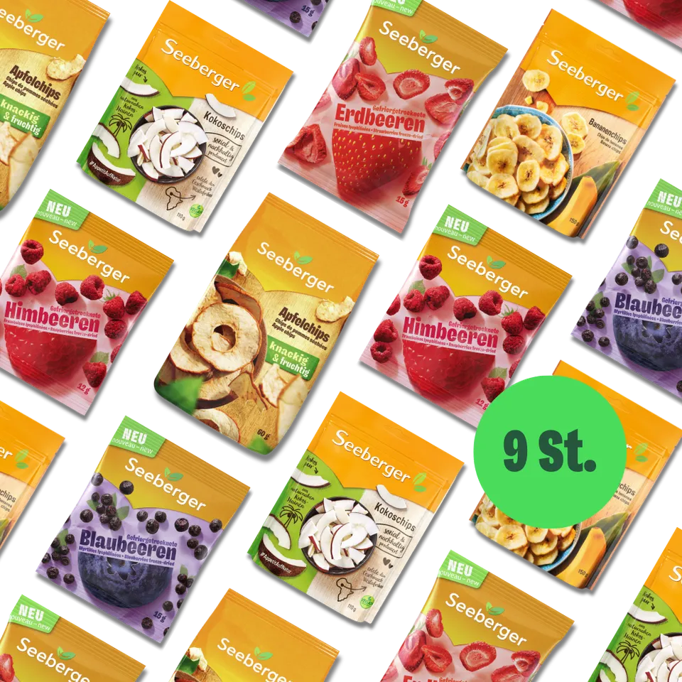 seeberger-fruchtliebe-bundle-trockenfr-chte-8-sachets-chips-et-baies-lyophilis-e image 1