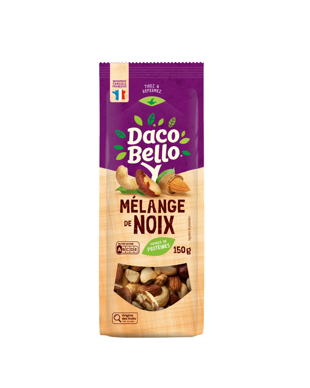 daco-bello-m-lange-de-noix-nature-150g-3-noix-sans-sel image 1