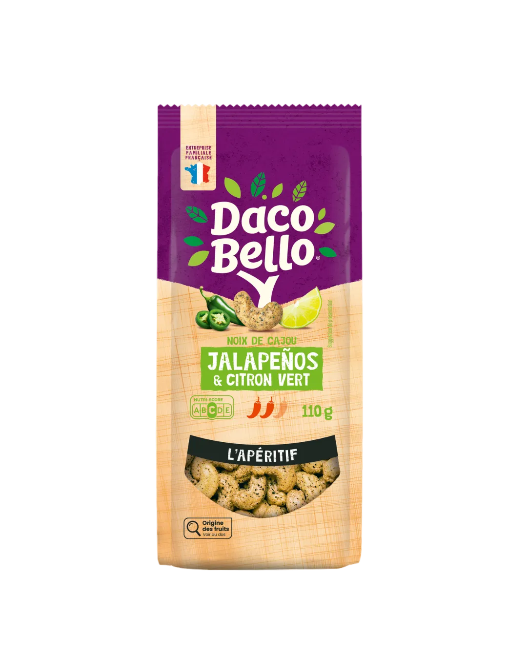daco-bello-noix-de-cajou-citron-vert-jalape-o-110g image 1