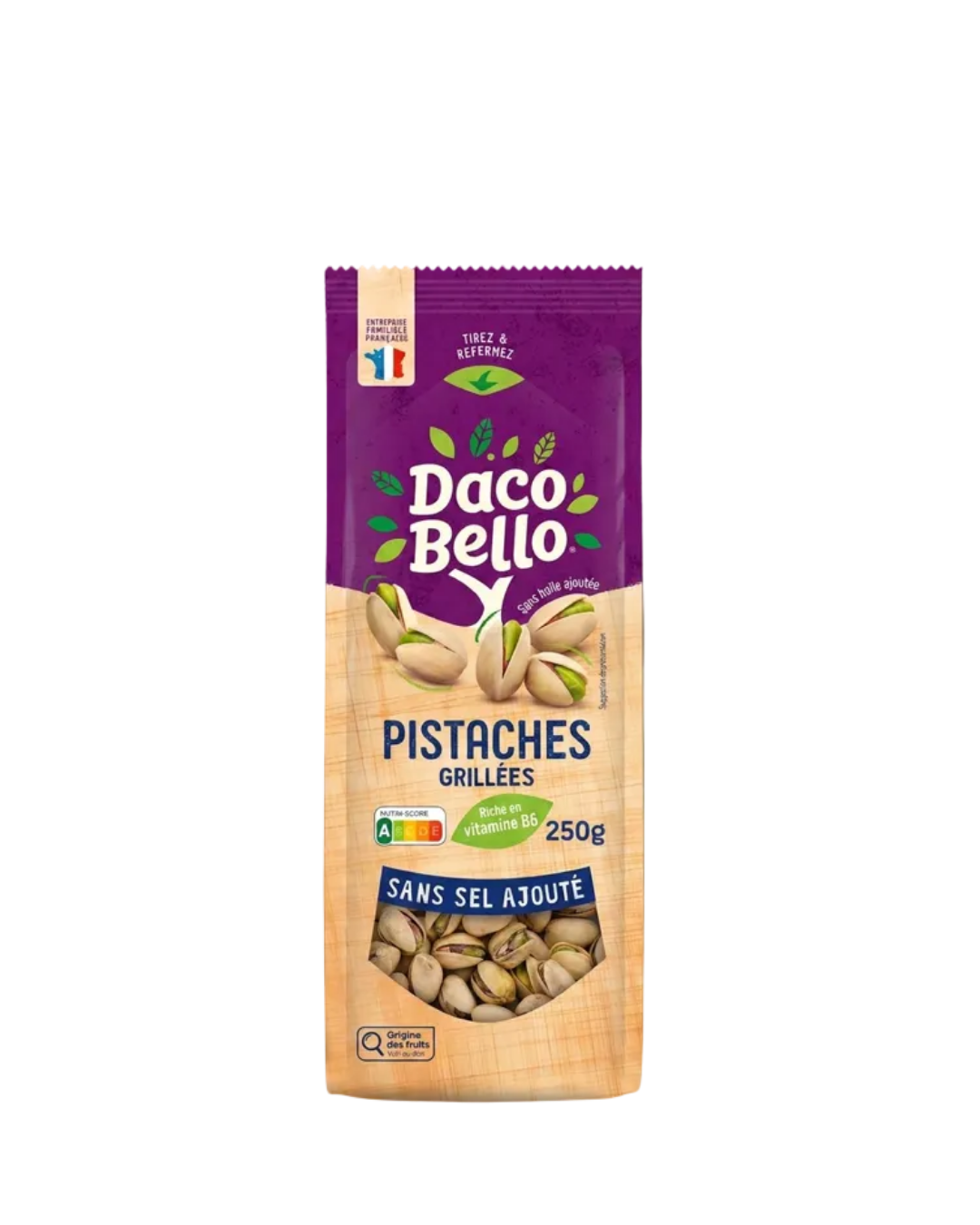 daco-bello-pistaches-grill-es-sans-sel-ajout-250g image 1