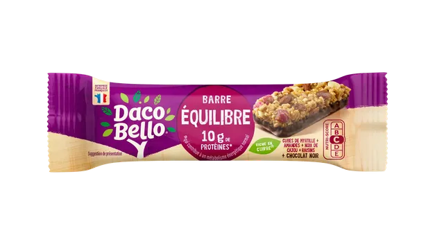 daco-bello-barre-prot-in-e-quilibre-42g-myrtille-chocolat image 1
