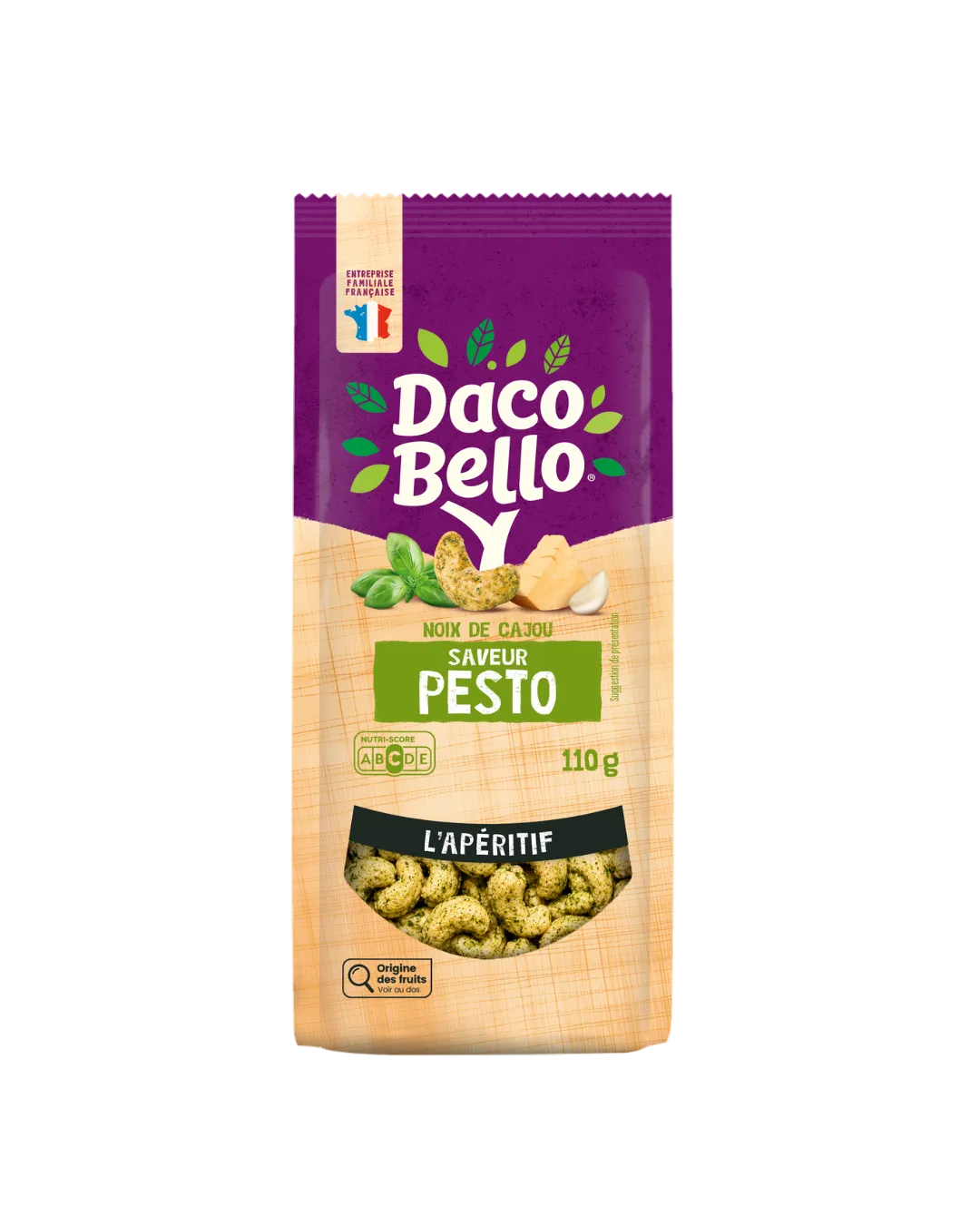 daco-bello-noix-de-cajou-pesto-vert-110g image 1