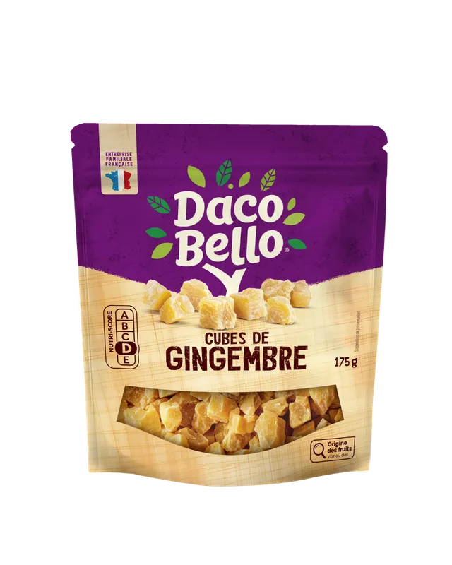 daco-bello-cubes-de-gingembre-s-ch-175g-snack-moelleux-au-sucre-de-canne image 1