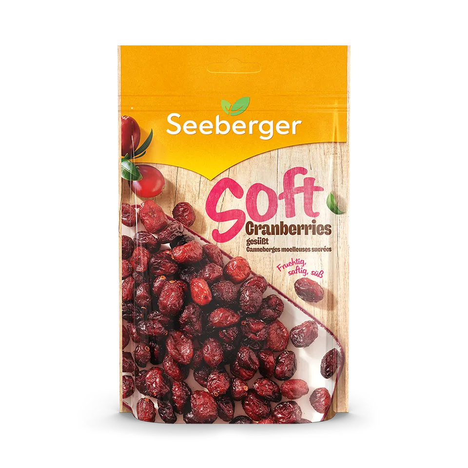 seeberger-soft-cranberries-sucr-es-snack-fruit image 1