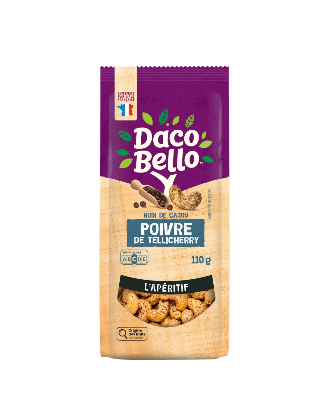 daco-bello-noix-de-cajou-au-poivre-de-tellicherry-110g-ap-ritif-snack image 1