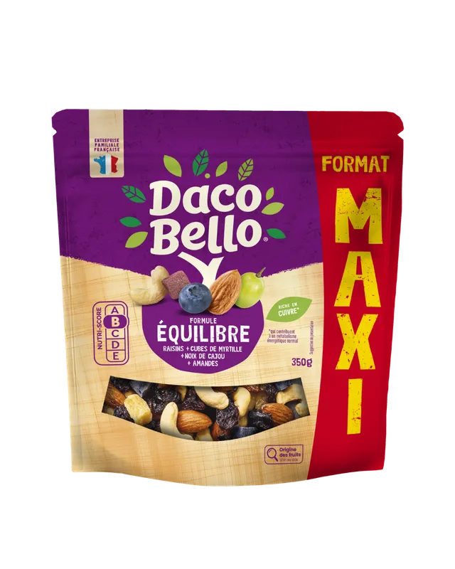 daco-bello-formule-equilibre-maxi-350g-myrtille-raisins-cajou image 1
