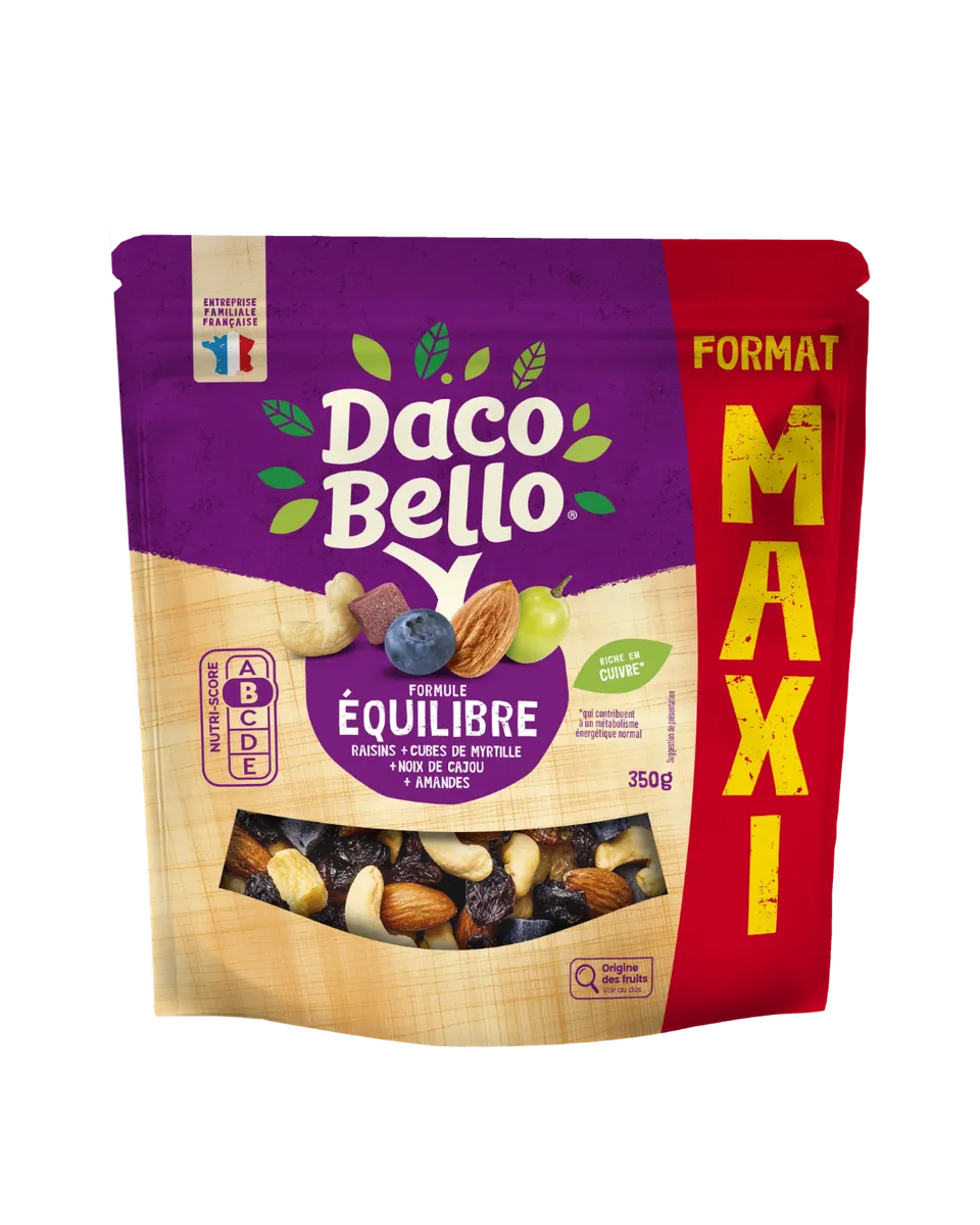 daco-bello-formule-equilibre-maxi-350g-myrtille-raisins-cajou image 1