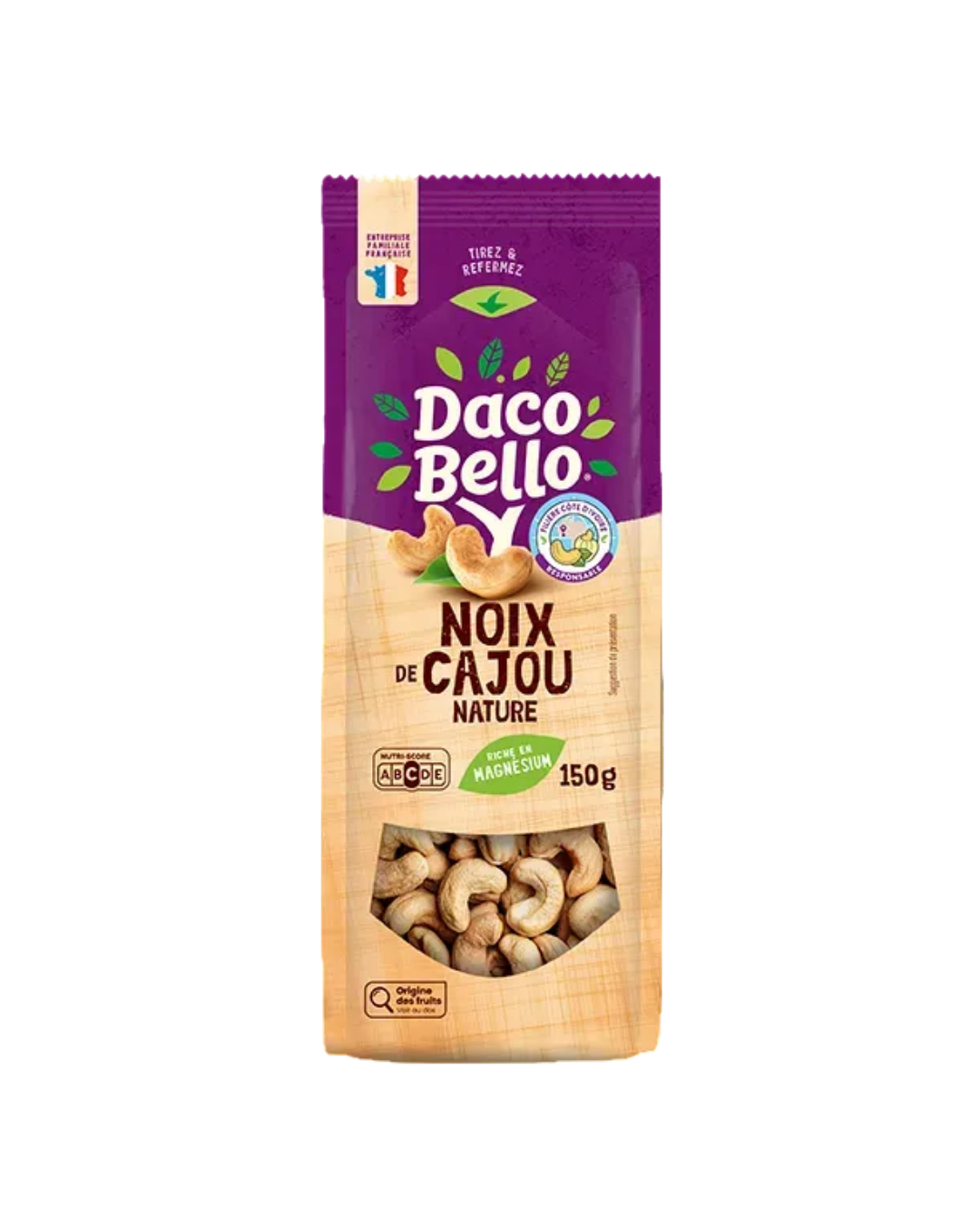 daco-bello-noix-de-cajou-nature-150g image 1