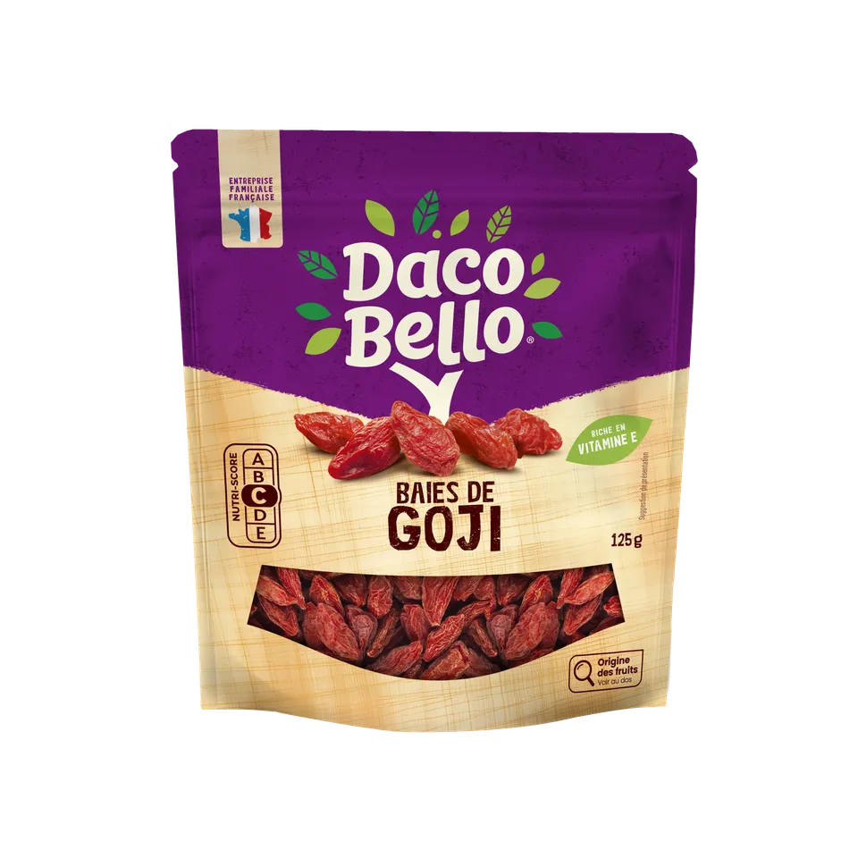 daco-bello-baie-de-goji-125g-fruits-secs-sucr-s image 1
