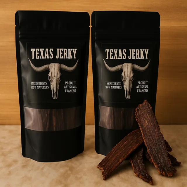 le-jerky-fran-ais-duo-jerky-de-b-uf-spicy-smoky-sweet-and-smoky-100g image 1