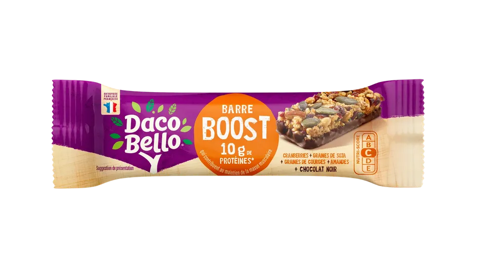 daco-bello-barre-prot-in-e-boost-42g-soja-cranberries-amandes-chocolat image 1