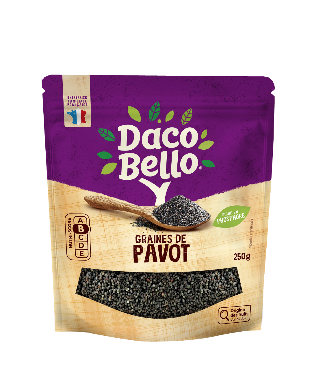 daco-bello-graines-de-pavot-bleu-125g-origine-france image 1