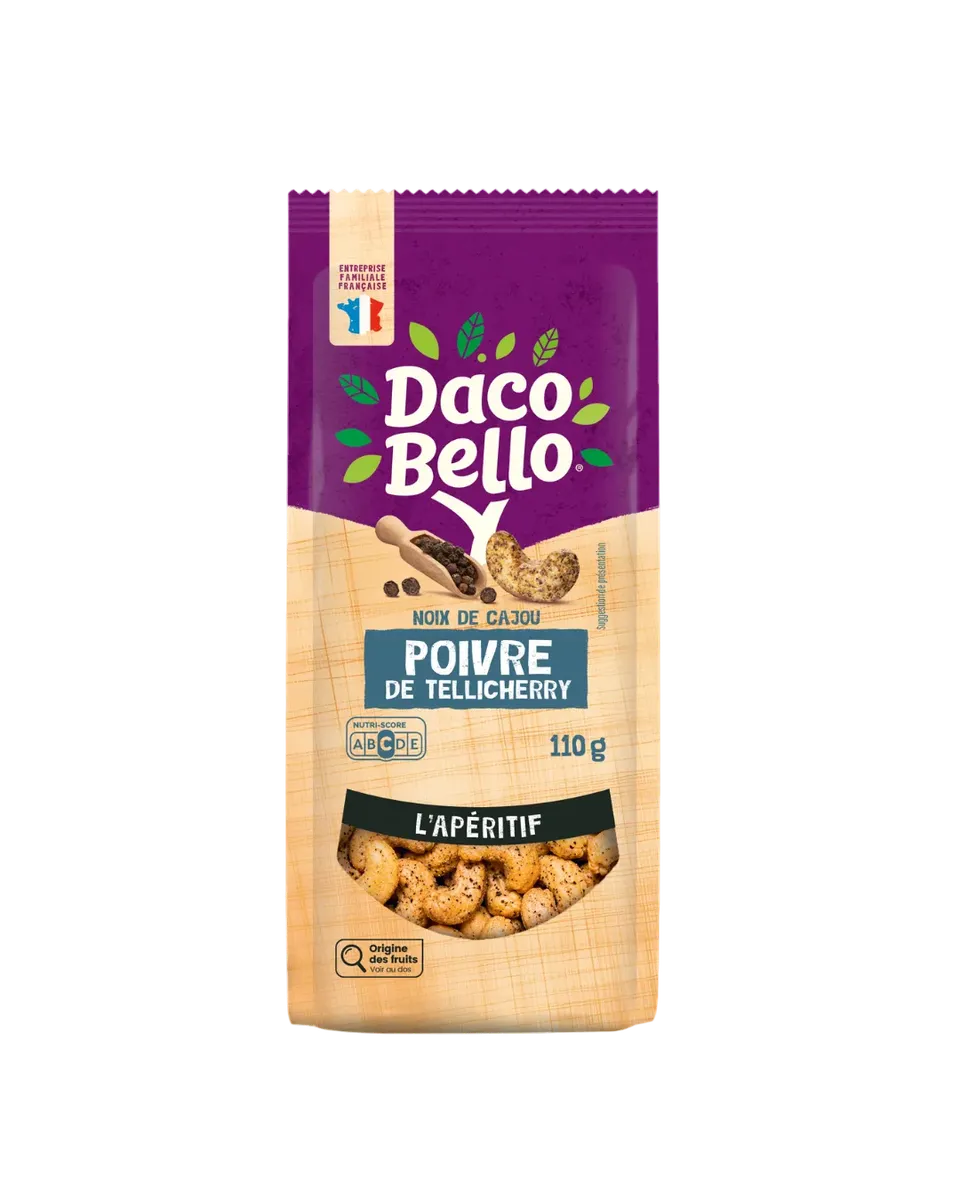 daco-bello-noix-de-cajou-au-poivre-de-tellicherry-110g-ap-ritif-snack image 1