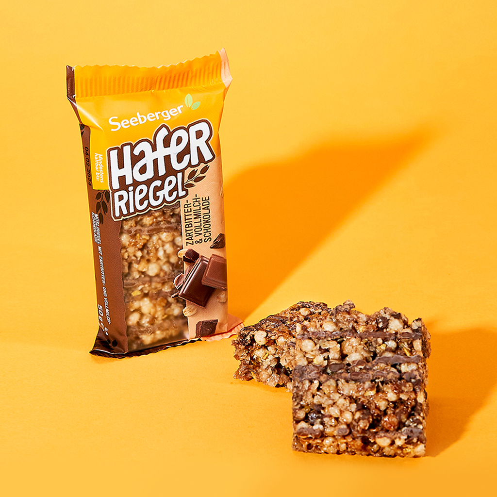 seeberger-barre-l-avoine-chocolat-noir-et-lait-snack-nomade image 2