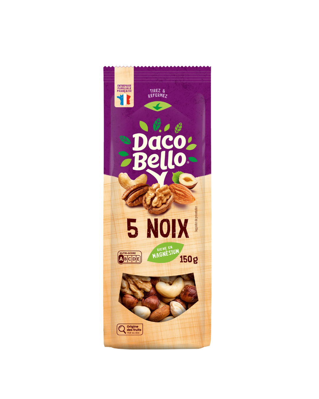 daco-bello-5-noix-nature-150g-mix-prot-in-sans-sel image 1