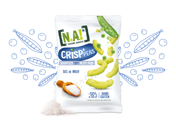 n-a-crisp-peas-snack-souffl-aux-pois-sel-marin-50g image 1
