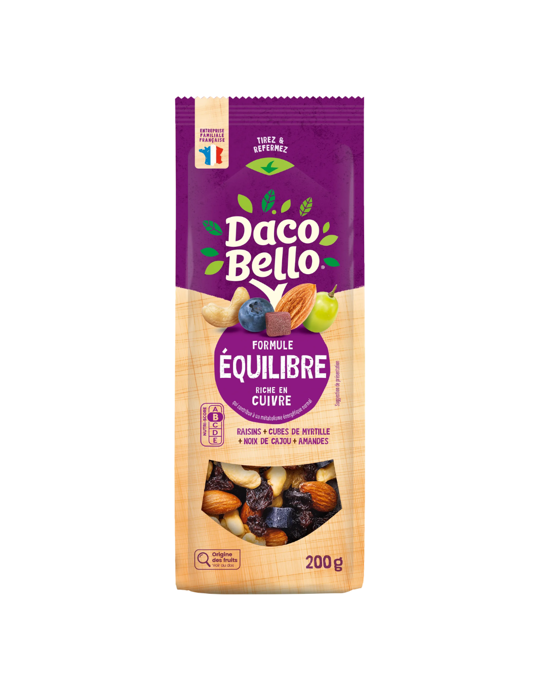 daco-bello-formule-quilibre-200g-myrtille-raisin-amande-cajou image 1