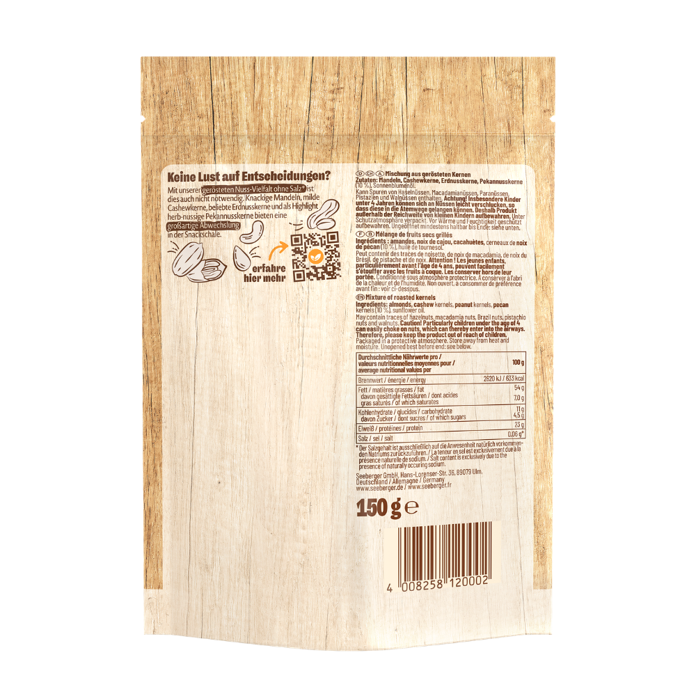 seeberger-nuss-vielfalt-multipack-mix-noix-grill-es-6x150g image 2