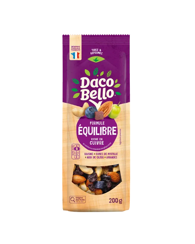 daco-bello-formule-quilibre-200g-myrtille-raisin-amande-cajou image 1